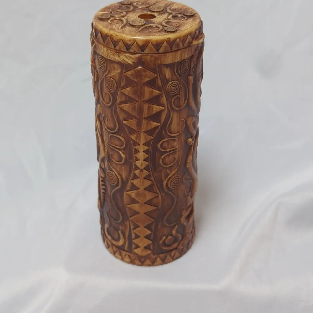 Disney Parks Plastic Tiki Polynesian Totem Drink Cup Tumbler 7